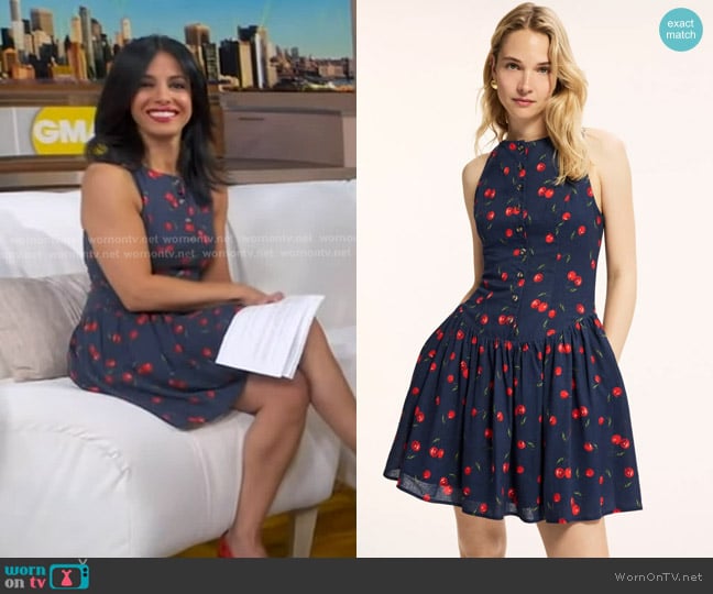 Hutch Roma Dress worn by Dr. Tara Narula on Good Morning America