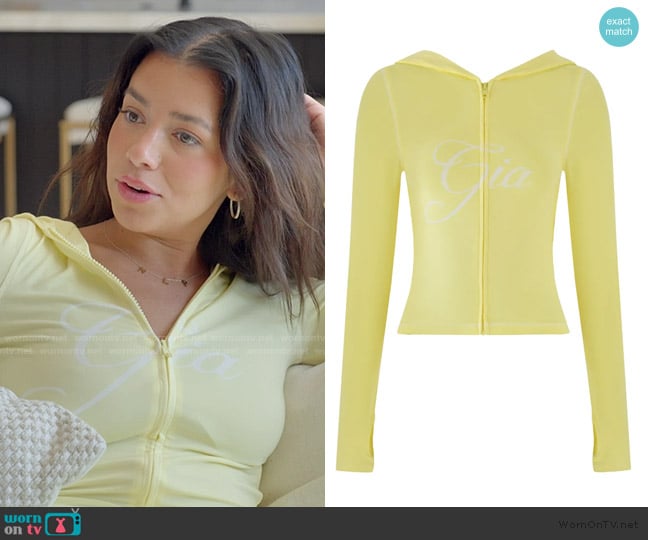 I.Am.Gia Blare Hoodie worn by Jen Affleck on The Secret Lives of Mormon Wives