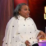 Jackie Fabulous’s white sheer ruffle dress on Sherri