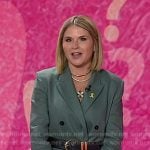 Jenna’s black leather belt on Today