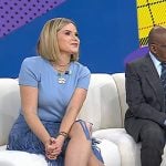 Jenna’s white buckle slingback pumps on Today