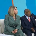 Jenna’s black bow heel pumps on Today