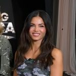 Jenna Dewan’s floral strapless dress on Good Morning America