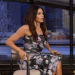 Jenna Dewan's floral strapless dress on Live with Kelly and Mark