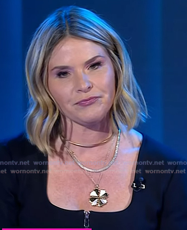 Jenna's clover pentant necklace on Today