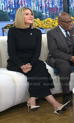 Jenna’s pink patent slingback pumps on Today