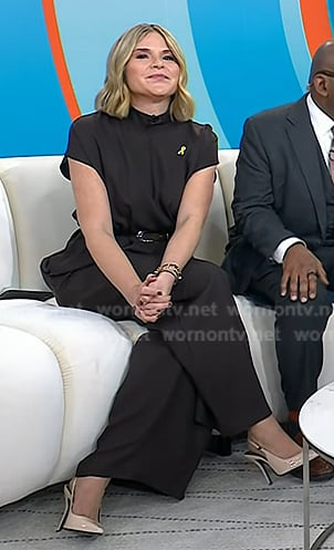 Jenna's pink patent slingback pumps on Today