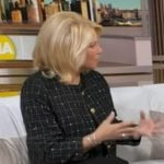 Joan's black check tweed jacket on Good Morning America