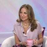 Joanne’s black floral pants on Today