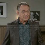 Joey’s blue paisley print shirt on Beyond the Gates