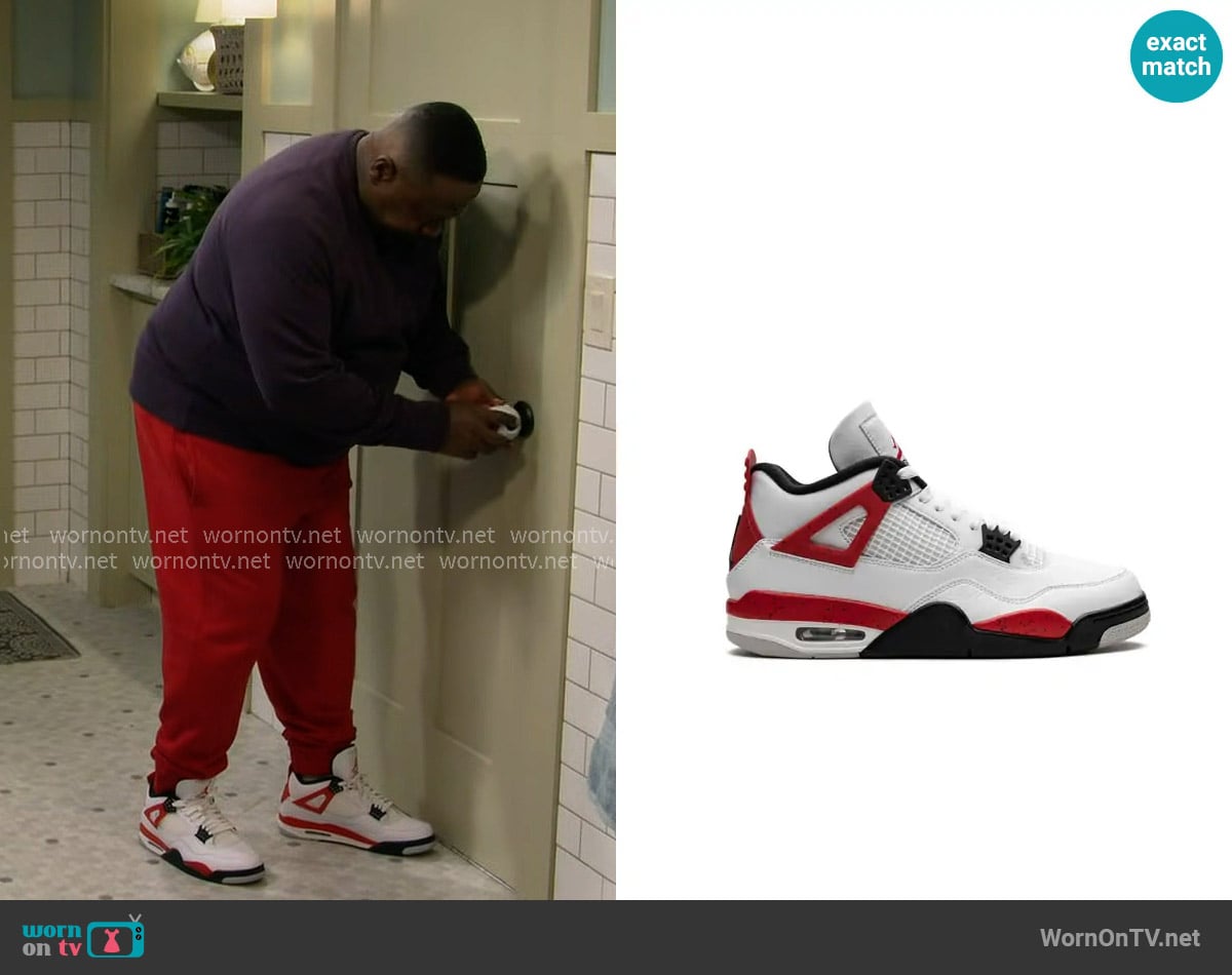 Jordan Air Jordan in Red Cement worn by Calvin (Cedric The Entertainer) on The Neighborhood