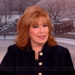 Joy’s black tweed jacket on The View