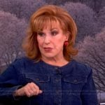 Joy’s denim jacket on The View