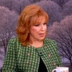 Joy’s green tweed jacket on The View