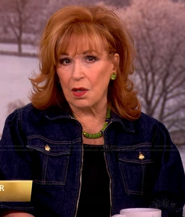 Joy’s denim jacket on The View