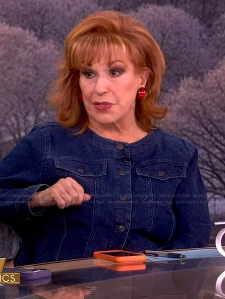 Joy’s denim jacket on The View