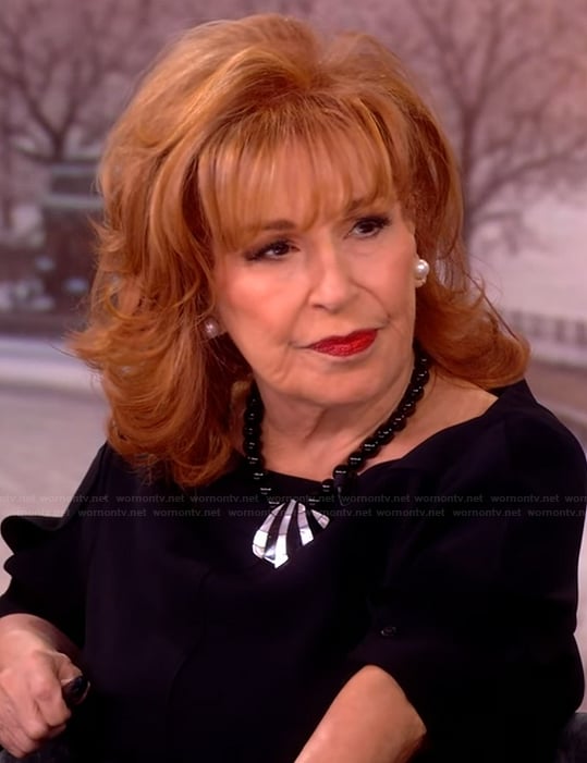 Joy’s shell necklace on The View