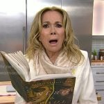 Kathie’s white blazer and scarf on Today