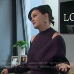 Katie’s knit dress with shoulder cutouts on The Bold and the Beautiful