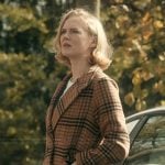 Past Kay’s plaid coat on Scarpetta