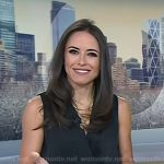 Kaylee’s black sleeveless wrap top on Today