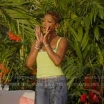 Keke’s distressed jeans on Ameican Idol