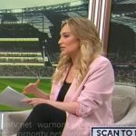 Kelly O'Grady's light pink blazer on CBS Mornings