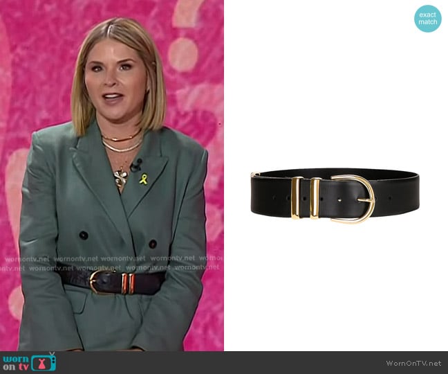 Khaite Bella Belt worn by Jenna Bush Hager on Today