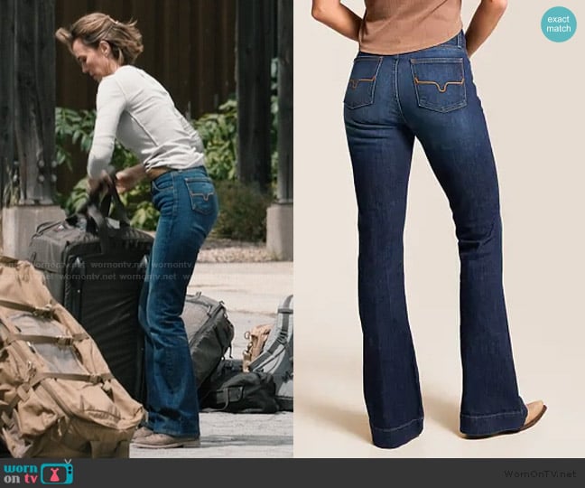 Kimes Ranch Jennifer Dark Wash Denim Jeans worn by Belle Skinner (Arielle Kebbel) on Marshals
