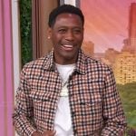 Kountry Wayne’s check print jacket on Sherri