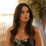 Kyle’s black floral cami on The Real Housewives of Beverly Hills