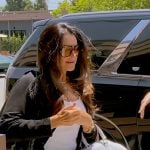 Kayle’s pink bag and sunglasses on The Real Housewives of Beverly Hills