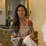 Kyle’s floral print robe on The Real Housewives of Beverly Hills