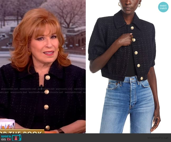 L'Agence Cove Tweed Jacket worn by Joy Behar on The View
