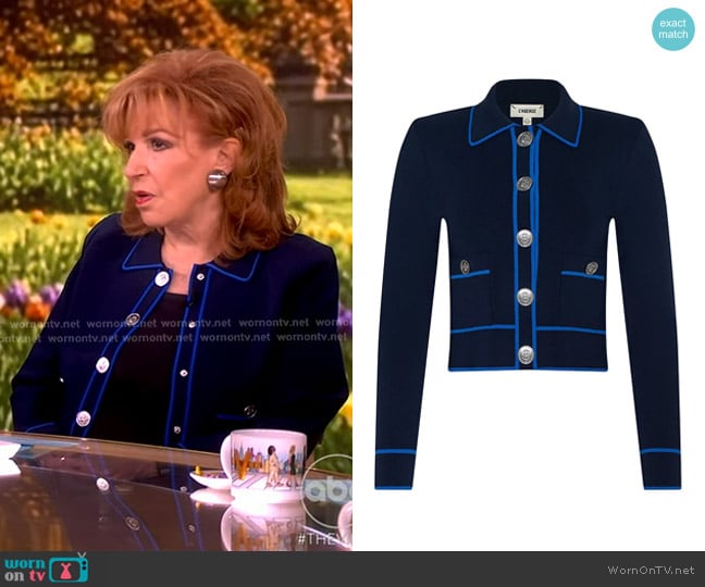 L'Agence Tala Cardigan worn by Joy Behar on The View