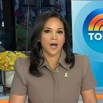 Laura’s brown suede belt on Today