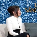 Lauren Sanchez Bezos’s colorblock dress on Access Hollywood