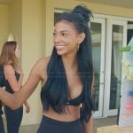 Layla’s black sports bra on The Secret Lives of Mormon Wives