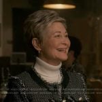 Margaret’s leather trim tweed jacket on 9-1-1