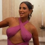 Leva’s pink cutouts dress on Southern Charm