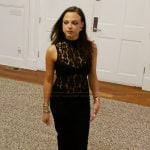 Levi’s black lace dress on Summer House