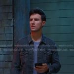 Liam’s black denim jacket on Days of our Lives