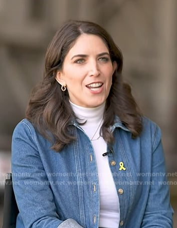 Liz's denim jacket on Today