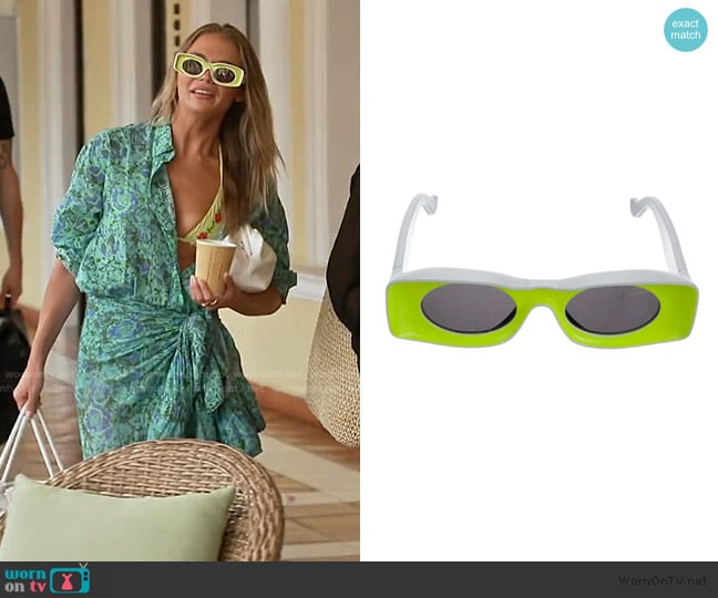 Loewe Shield Sunglasses worn by Charley Manley on Southern Charm