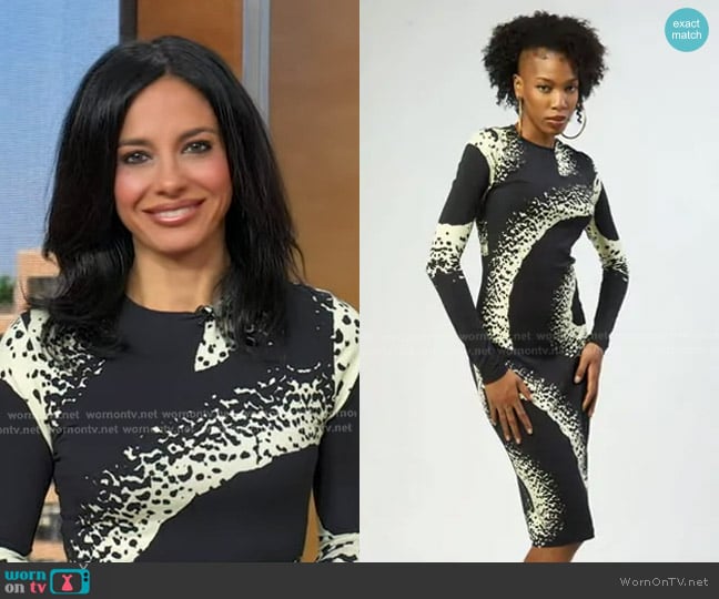 Lola Faturoti Loves Grace Sheath Dress worn by Dr. Tara Narula on Good Morning America
