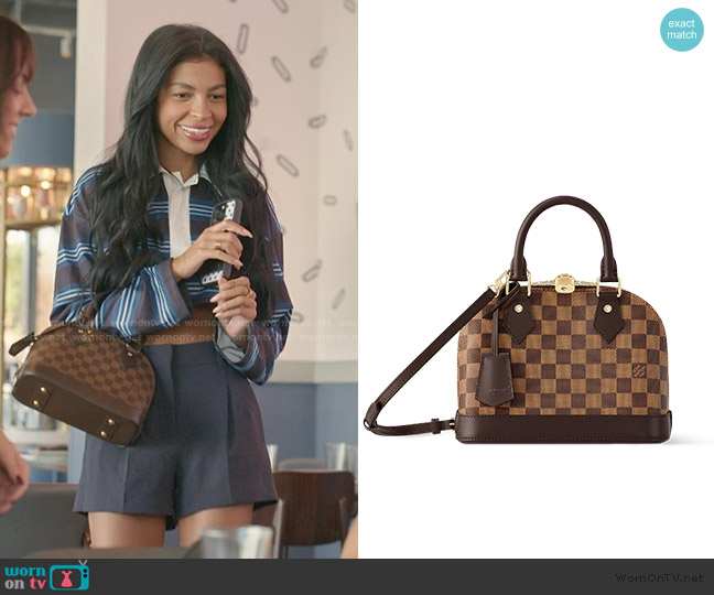 Louis Vuitton Alma BB worn by Layla Taylor on The Secret Lives of Mormon Wives