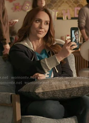 Maddie's black hooded blazer on 9-1-1