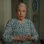 Madeline’s blue floral print top on Matlock