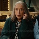 Madeline’s geo print satin blouse on Matlock