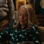 Madeline’s green floral print blouse on Matlock